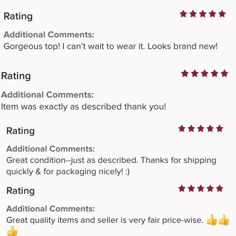 Shop with Confidence!